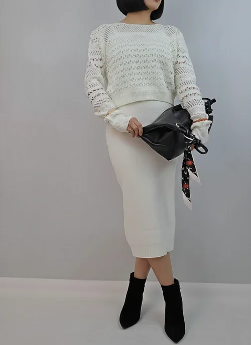 ست دو تکه پیراهن و رویه چنس